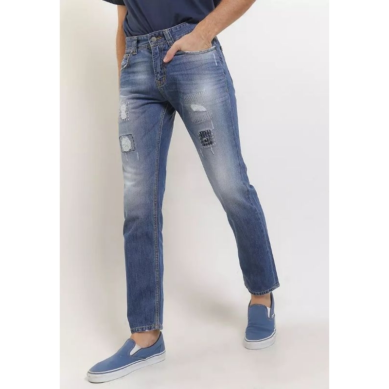 CFL065DX CELANA PANJANG LOIS ORIGINAL PRIA destroy sobek slim