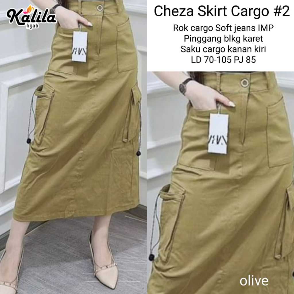 CHEZA CARGO SKIRT #2-#3/ ROK WANITA/BAWAHAN WANITA