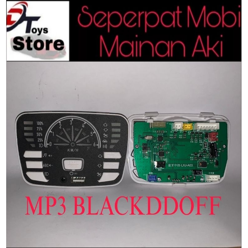 MP3 BLACKDOFF Mp3 + usb mobil mainan aki mp3 mobil mainan mp3 blackfdoff biasa