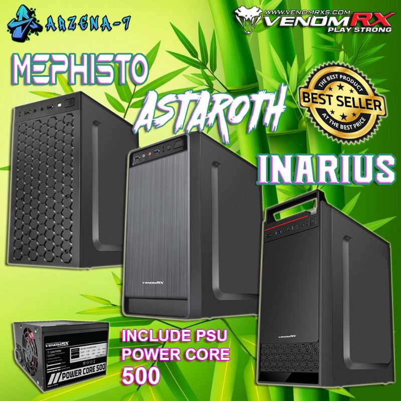 Casing VenomRx Include Psu 500Watt ( Inarius / Mephisto / Astaroth )