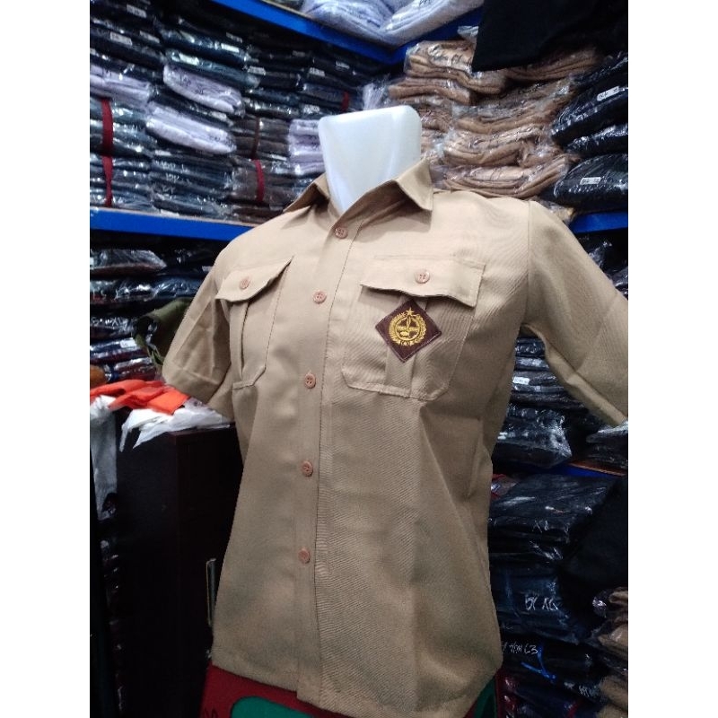 Dinas Pramuka Pembina Pakaian Dinas Pramuka / Kemeja Pramuka Pembina putra(Rafilo) / Kemeja Pramuka 