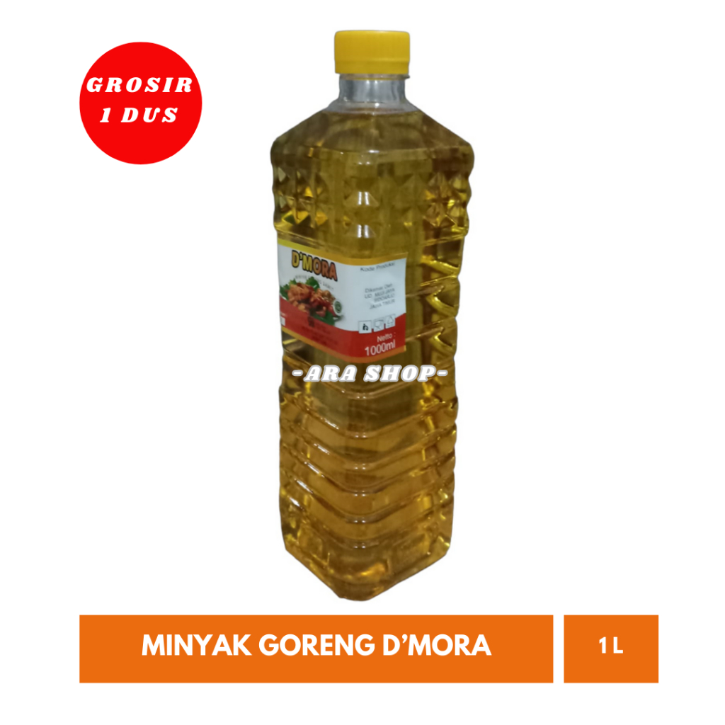 MINYAK GORENG 1 LITER D'MORA (ISI 12)