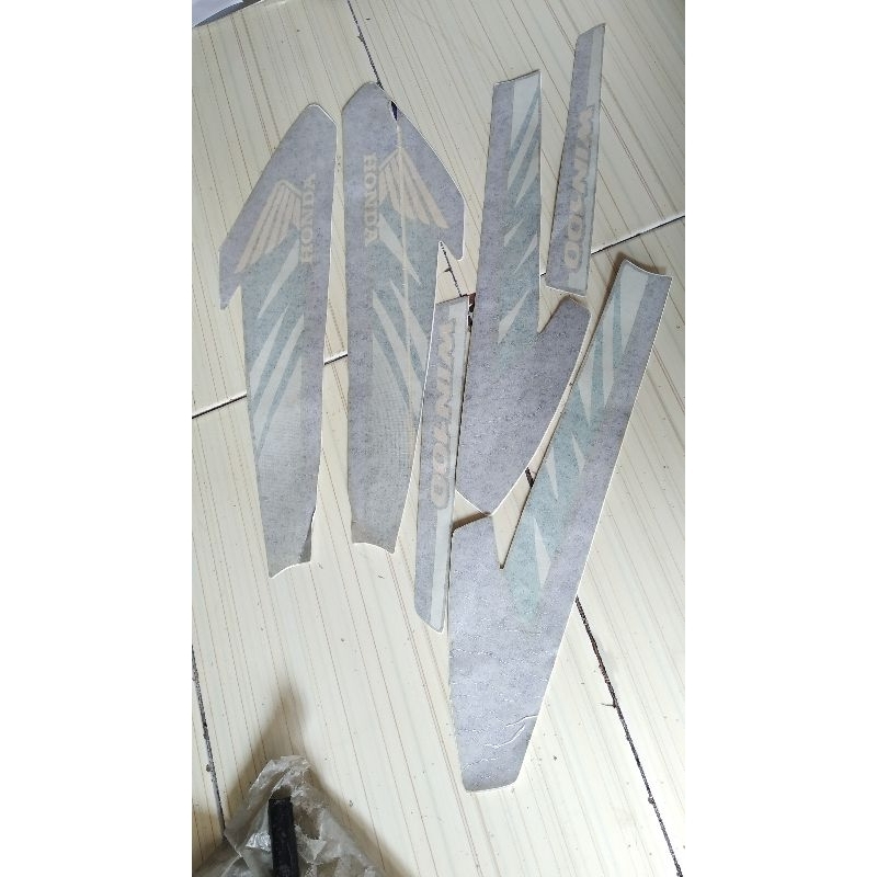 Striping sticker stiker graphic Honda Win 100 Tahun 88 Original 3M