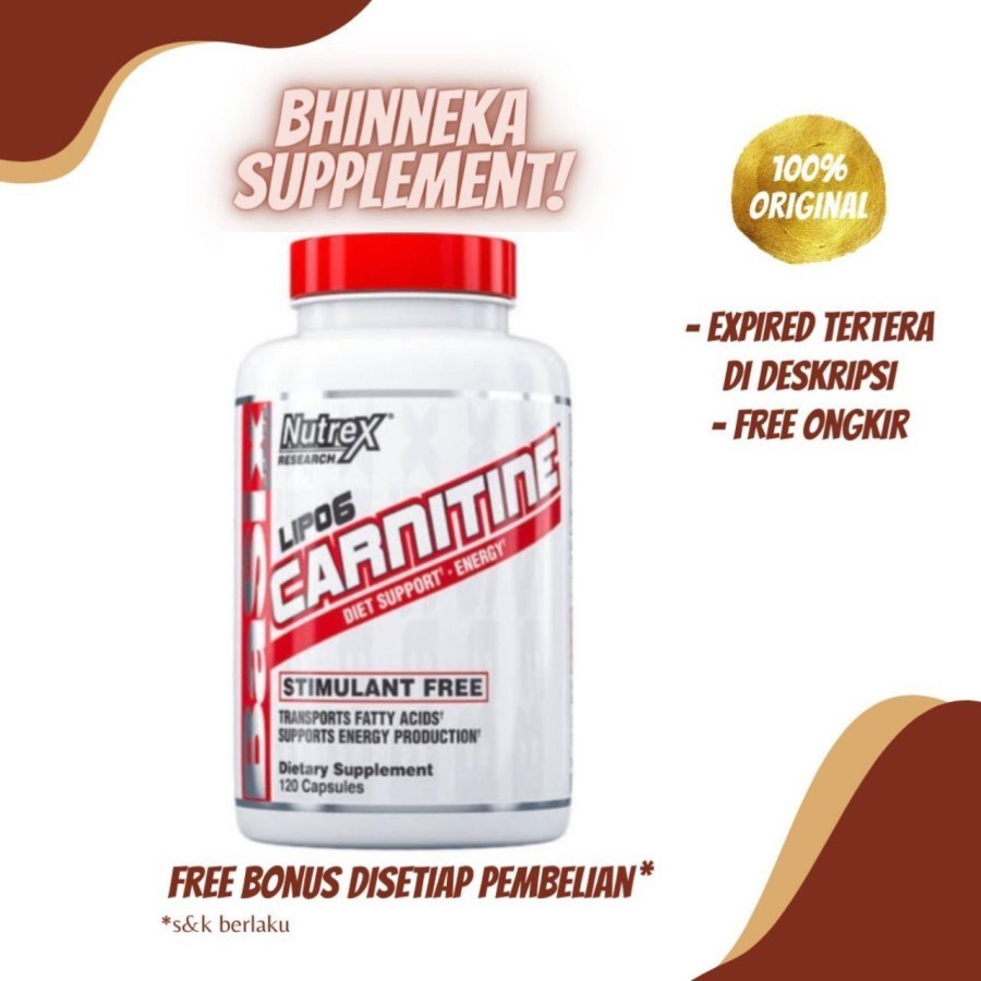 Nutrex Lipo 6 Carnitine 120caps Stimulant Free Fatburner Fat burner Nutrex Lipo-6 Carnitine (120 cap