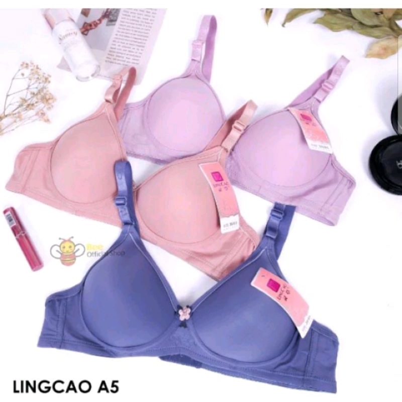 Bh Lingcao Original / Bra Push Up Bh Busa Tanpa Kawat Lingcao A5