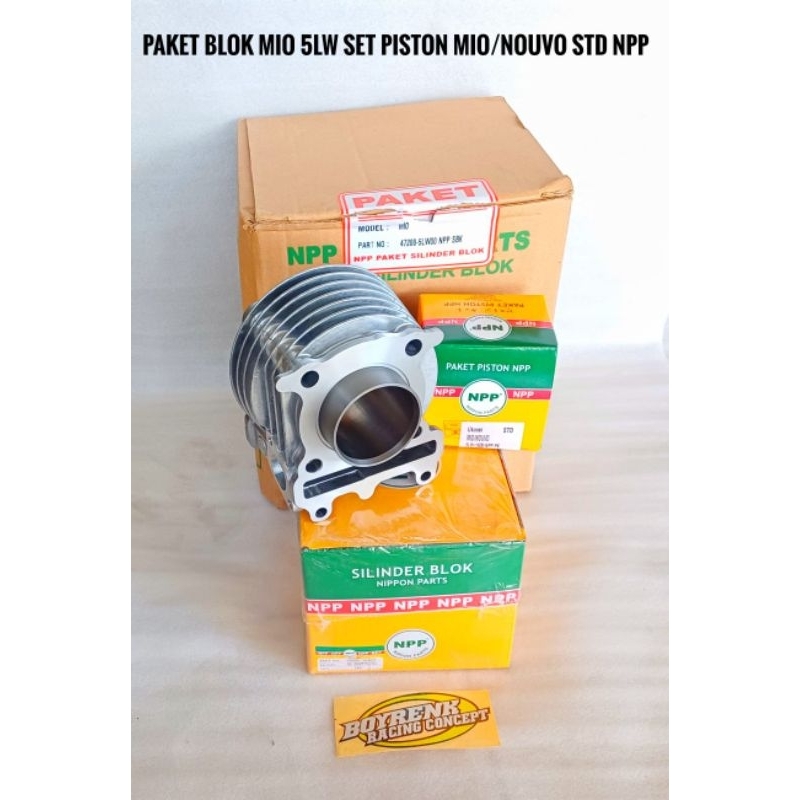 BLOK BORING SEHER SET MIO SPORTY MIO SMILE MIO KARBU NPP-BOYRENK RACING