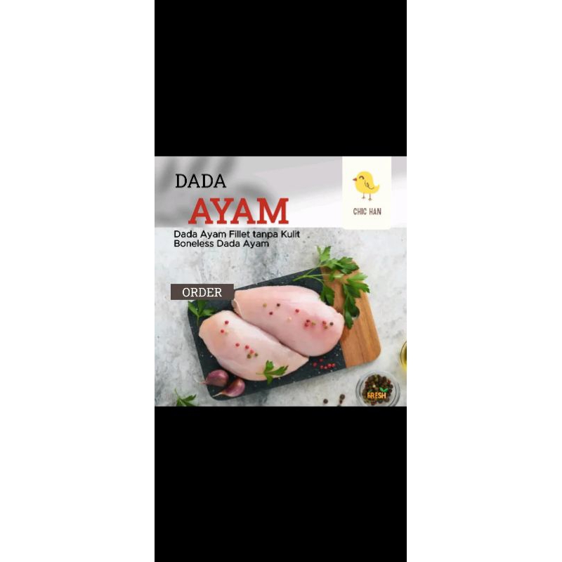 

fillet dada / boneless dada ayam / Bld ayam