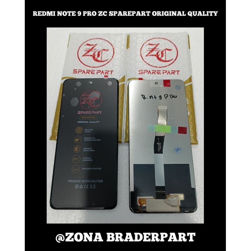 LCD+TS REDMI NOTE 9 PRO (ZC SPAREPART) ORIGINAL QUALITY