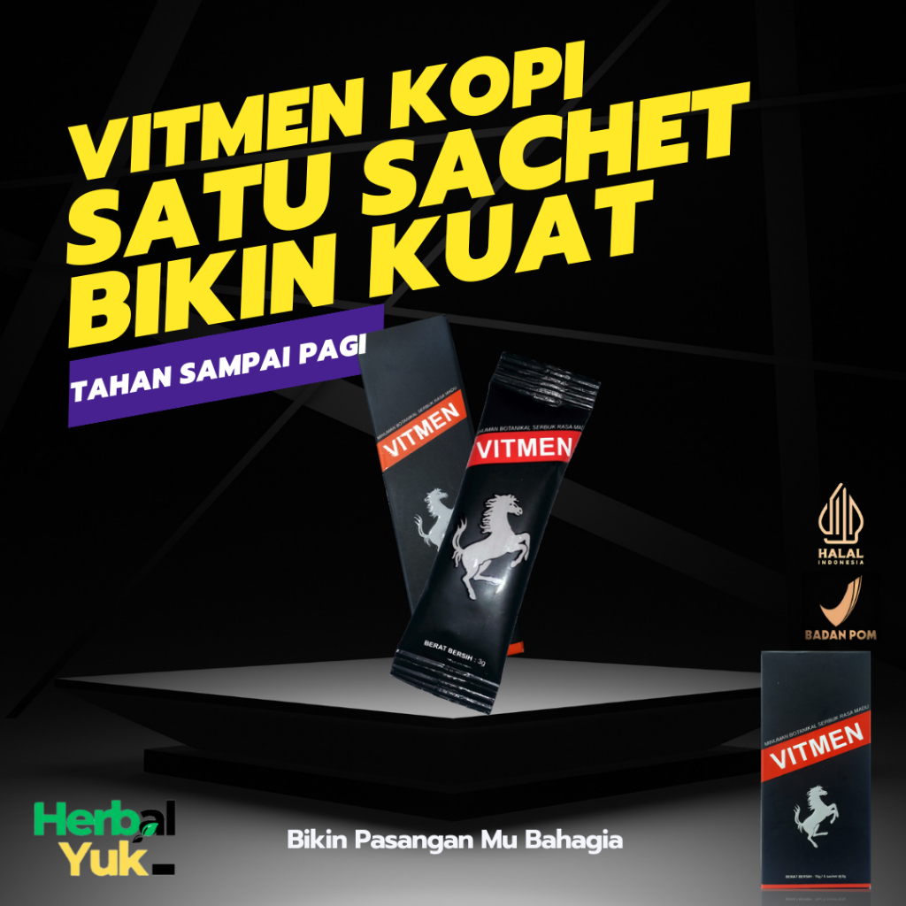 Vitmen Ekonomis1 Sachet Hemat Kopi Stamina Tahan Lama Atasi Lemah Syahwat Dan Ejakulasi Dini