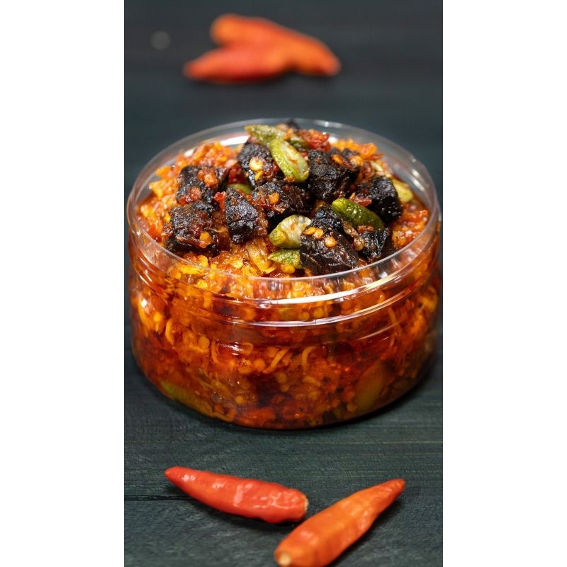 

Sambel Paru 200gr/ sambal paru mercon 200gr/sambal paru pete