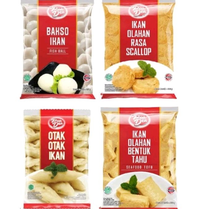 

PAK DEN Tofu/Bakso Ikan/Scallop/Otak-otak 500g