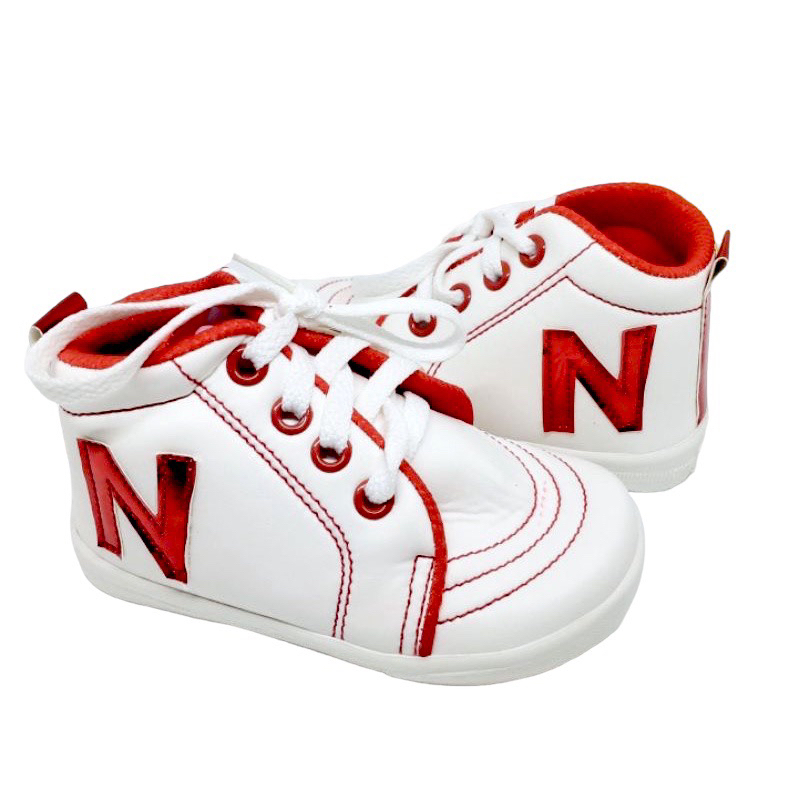 Sepatu Anak Sneakers / Boots Cowok / Cewek Usia 1 2 3 Tahun Model Tali Murah