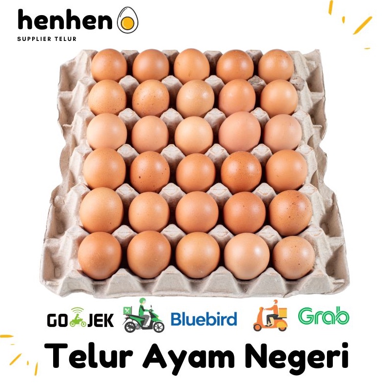 

GROSIR ✅ TELUR AYAM NEGERI PER kg SEGAR Supplier Telur Hen - hen