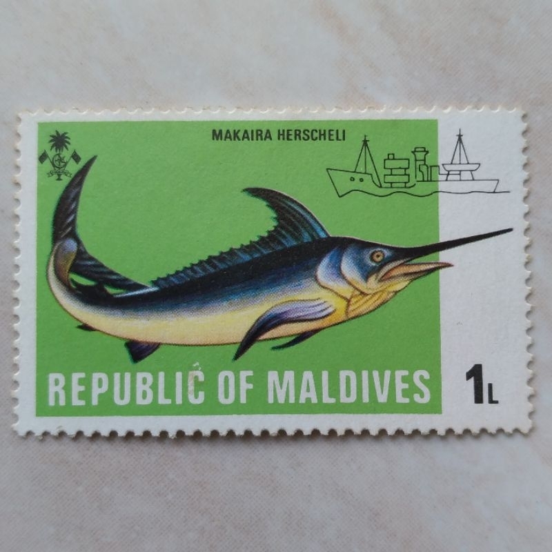 

Prangko Kuno Republic of Maldives Seri Fish 1973 - YN887