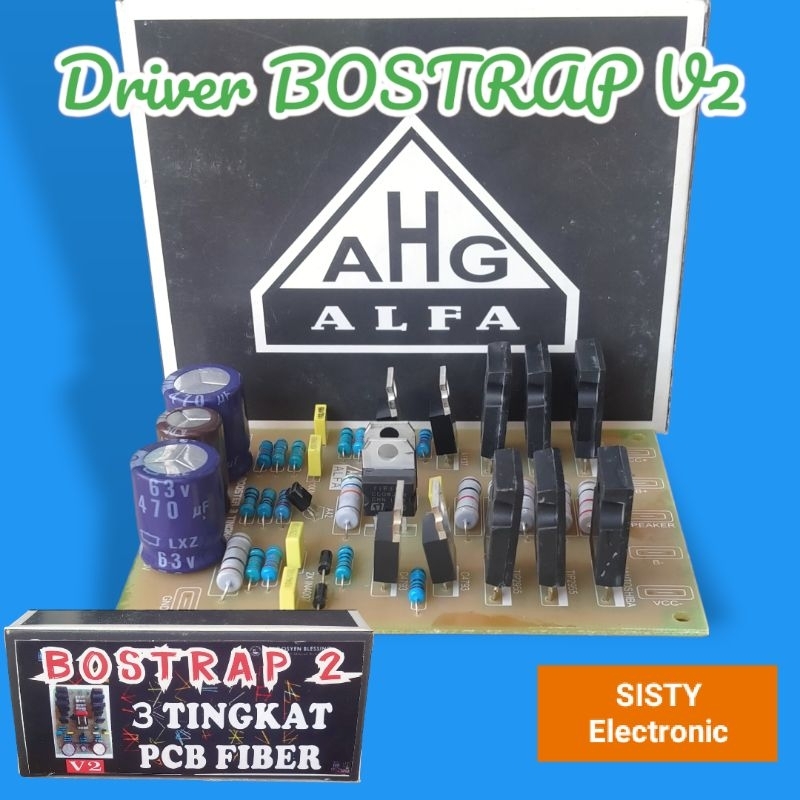 Kit Driver BOSTRAP V2 Pcb Feber Low Sub Karakter ALFA Ahg