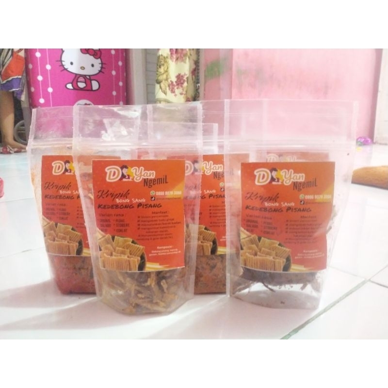 

kripik bongsang ( kedebong pisang )