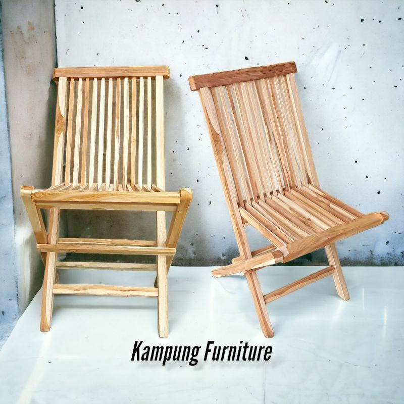 Kursi Lipat Kayu Jati Kualitas Ekspor / Kursi Teras Kayu Jati / Kursi Tamu Kayu Jati / Kursi Taman K