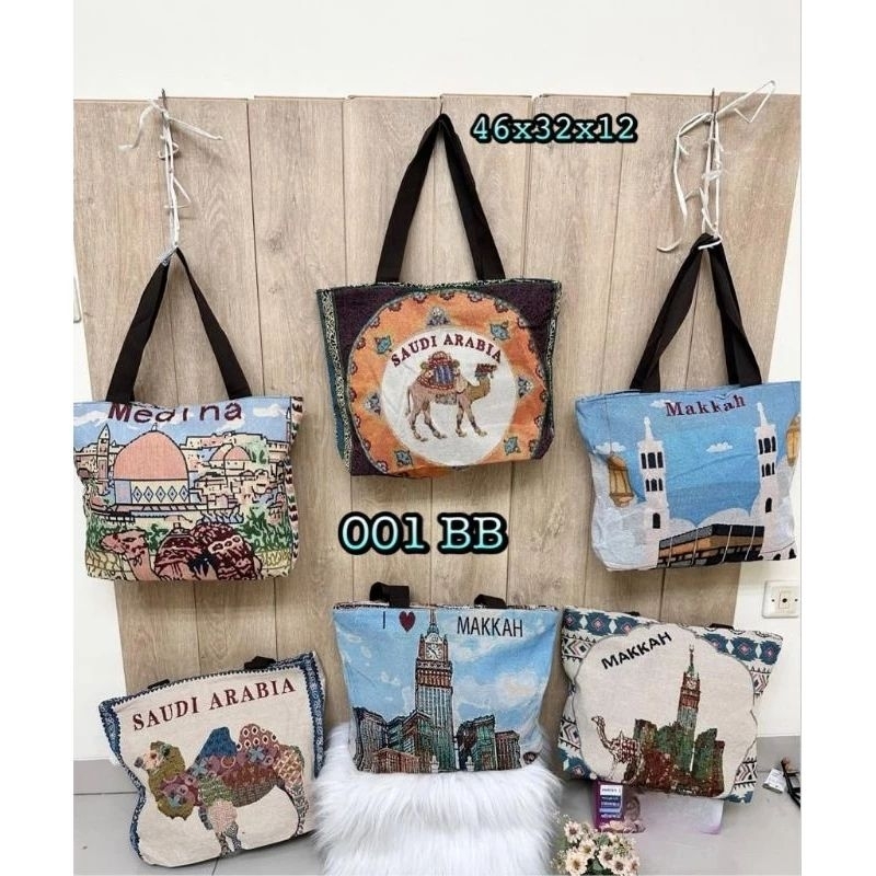 TAS Oleh oleh HAJI tas khas mesir dubai arab - tas unta tote bag selempang best seller hadiah mancan