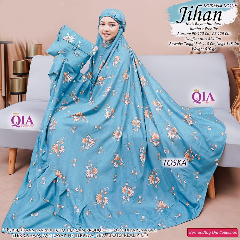 Mukena Jihan jumbo by Qia rayon premium w232