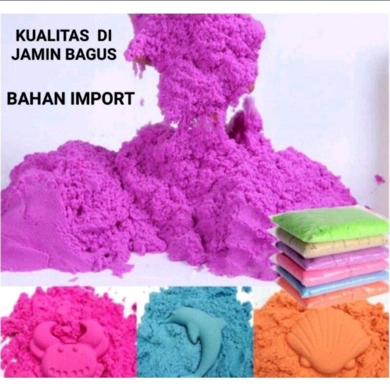 Free Bungkus Bubble Wrap Mainan Pasir Ajaib Anak Kemasan 1kg Pasir Anak Pasir Ajaib Refill / Refil P