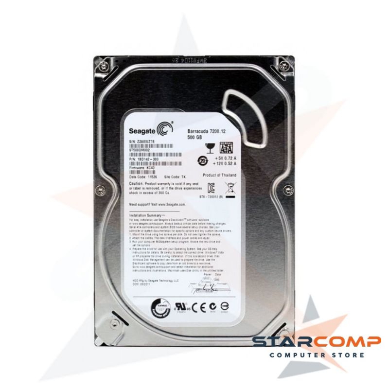 HDD INTERNAL SEAGATE 500GB OEM - Harddisk