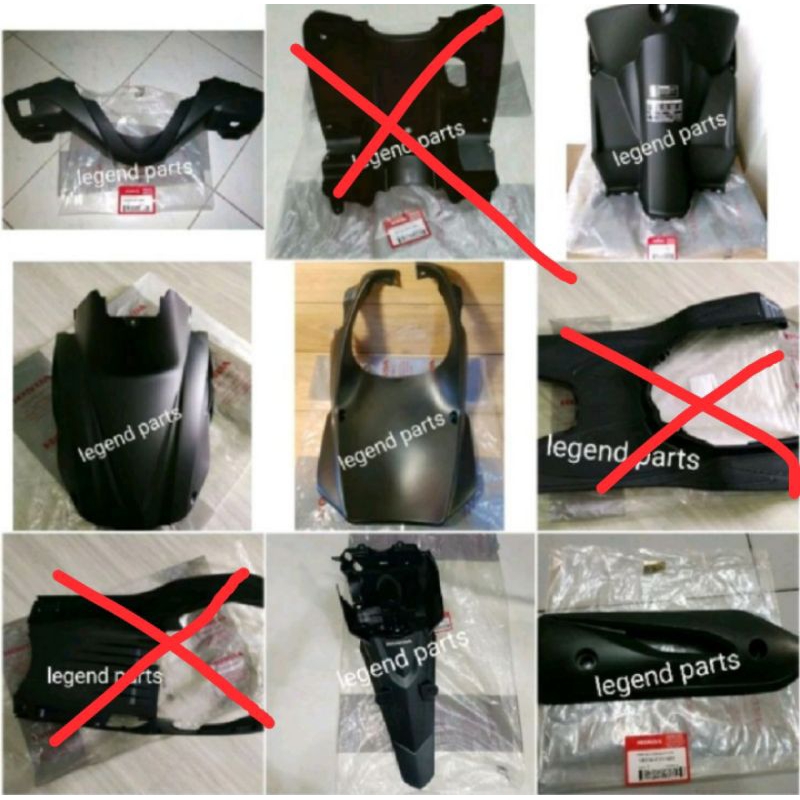 body kasar Honda beat karbu lama 6 pcs original AHM