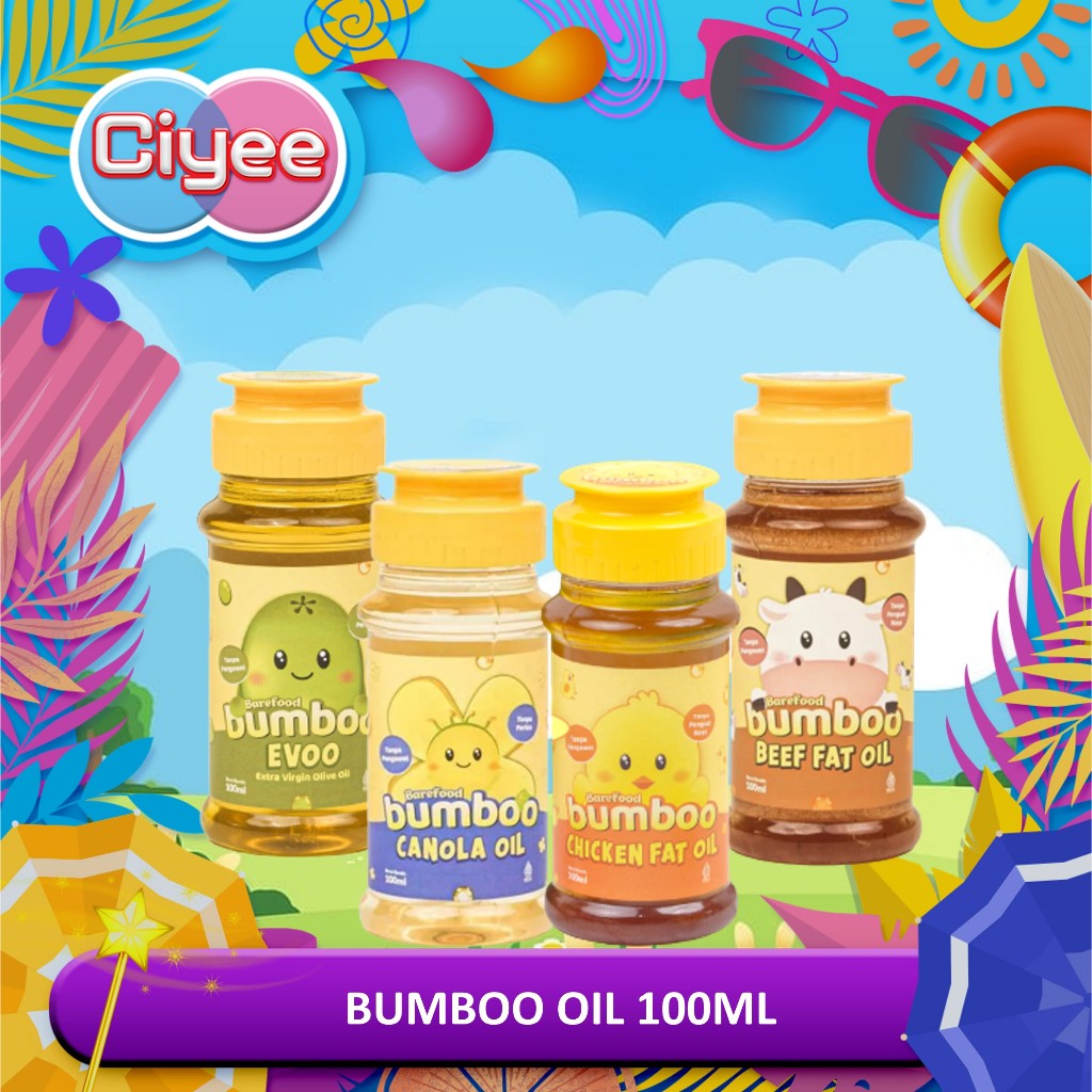 

Bumboo Minyak Mpasi 100ml - Beef Oil - Chicken Oil - Canola Oil Minyak Evoo - Asi Booster - Ciyee