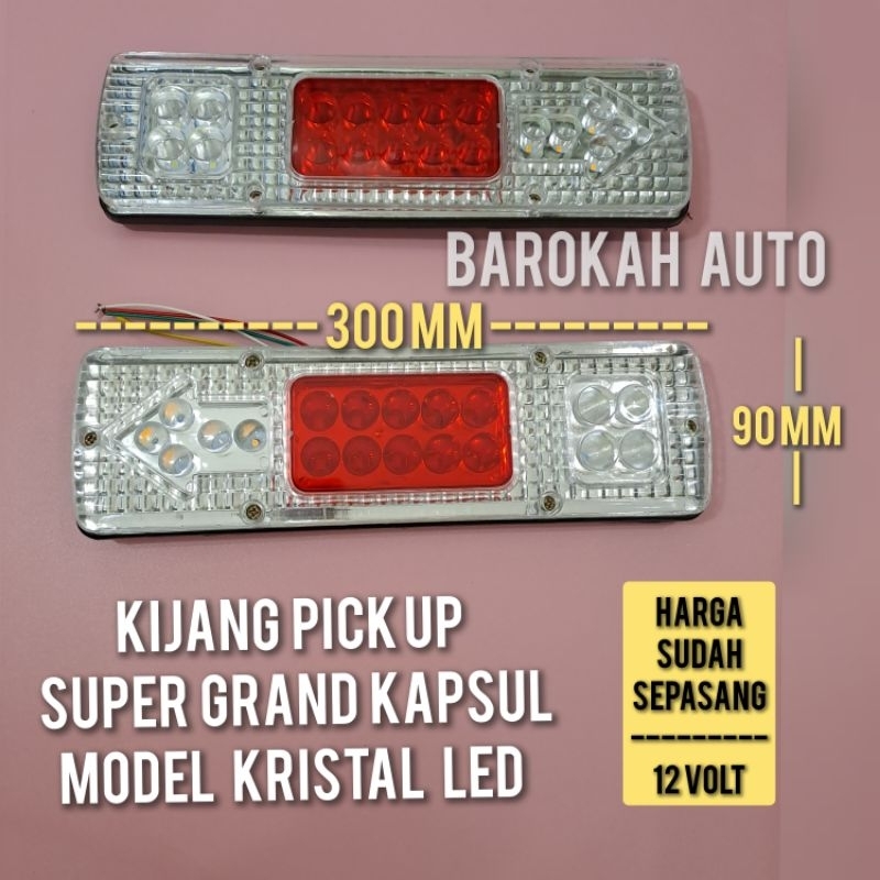 Stoplamp Lampu Rem MODEL KRISTAL LED UNIVERSAL Mobil Kijang Pick Up Super Grand Kapsul Harga sudah s