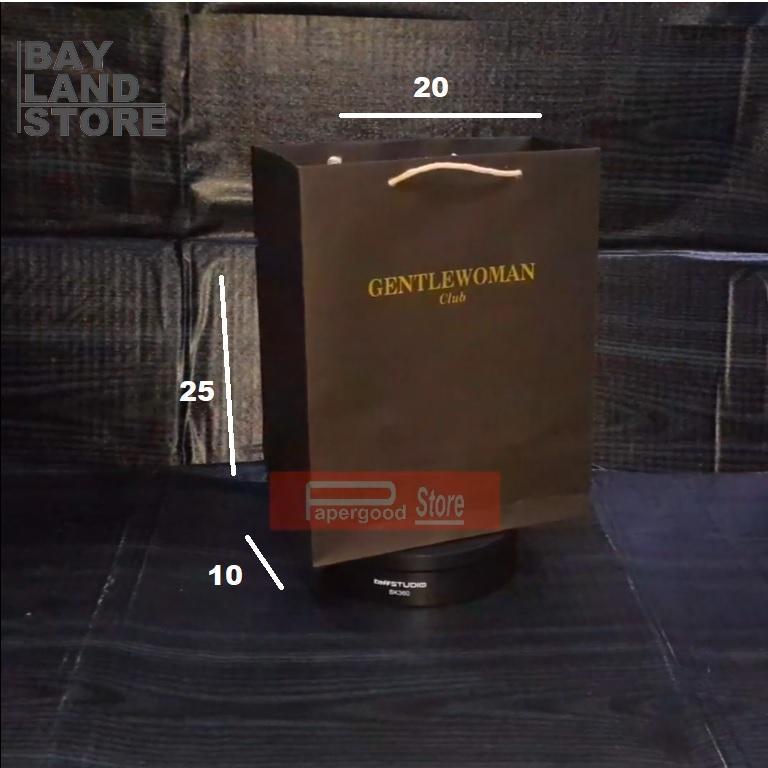 

Paper bag Gentle woman club premium 20 x 25 x 10 small
