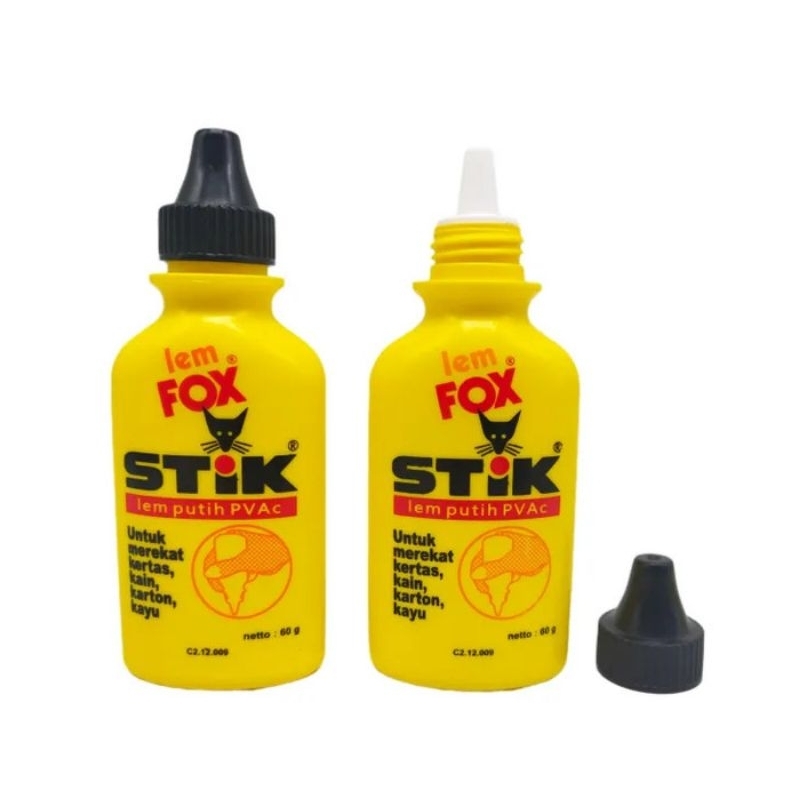 

Lem Fox Stik Pvac Lem Fox Stick Lem Fox Putih Lem Serbaguna Glue 60GR