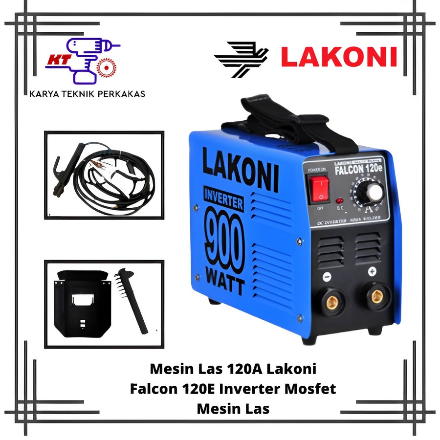 Mesin Las 120A Lakoni Falcon 120E Inverter Mosfet Mesin Las