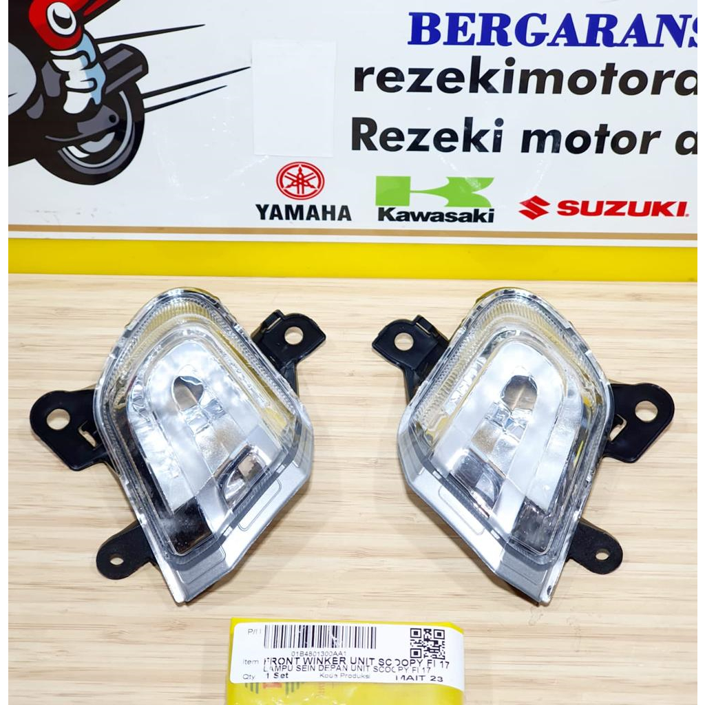 LAMPU SEN DEPAN SET SCOOPY 2017-2019 ASLI WIN BERKUALITAS