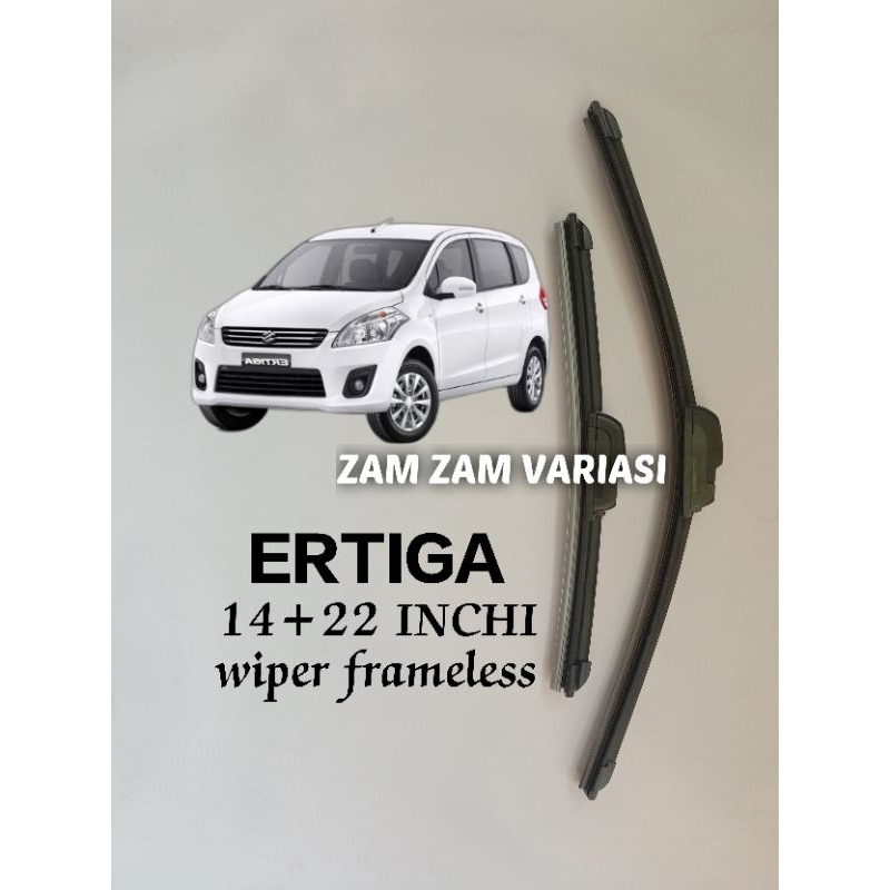 Wiper ertiga 2012 frameless