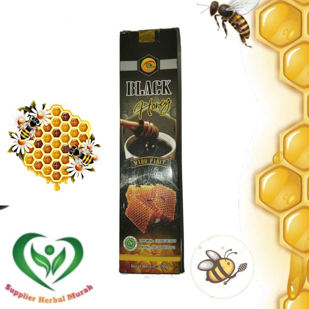 

Madu Black Honey AMK | AMK Black Honey madu hitam pahit 470g