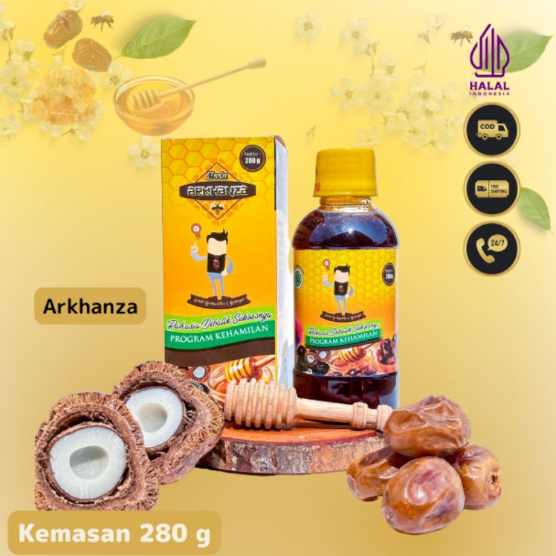 

madu zuriat arkhanza untuk pria 280 ml