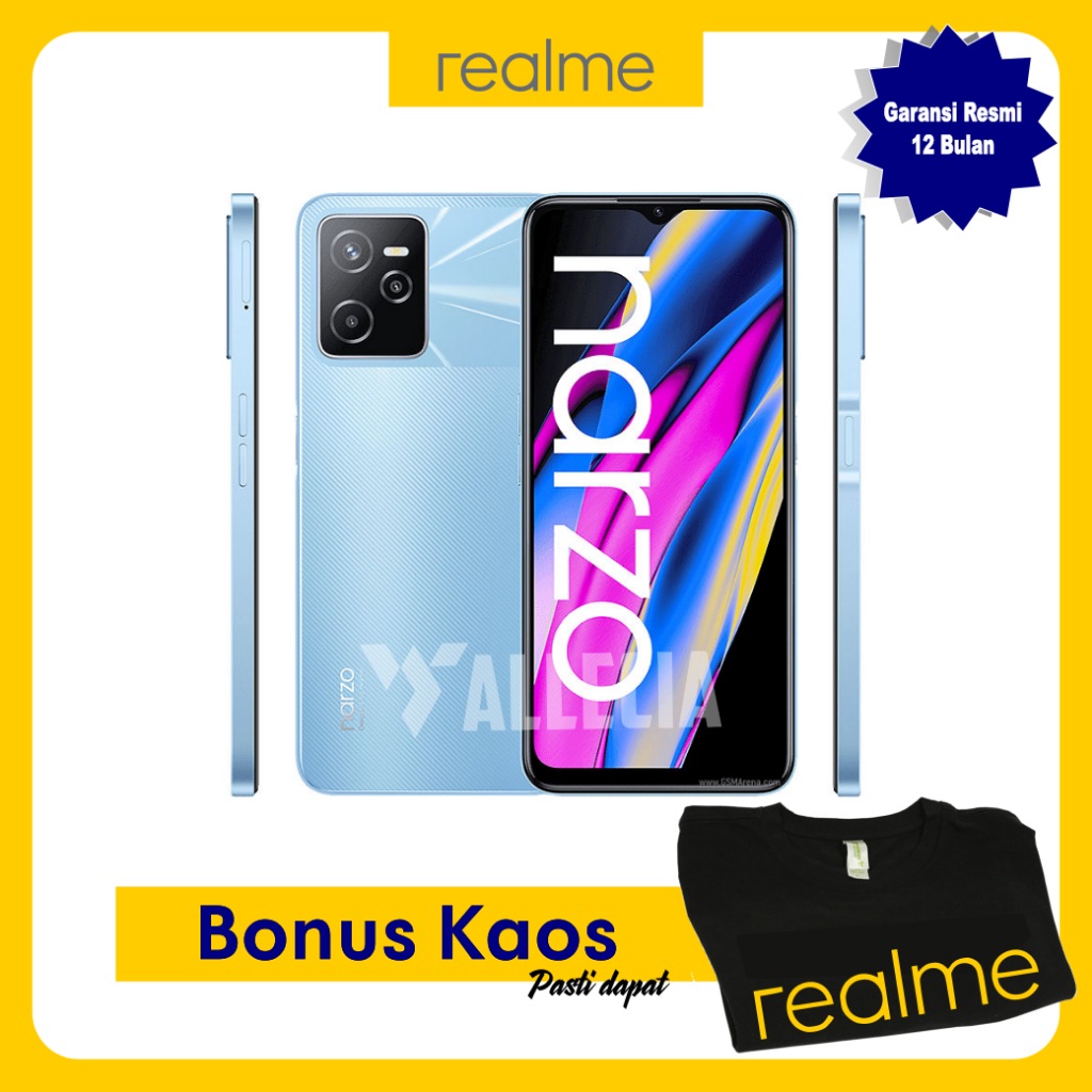 [BONUS KAOS] HP REALME NARZO 50A PRIME 4/64GB