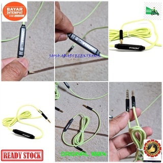 J358 ORIGINAL KABEL AUX MIC AUDIO 3.5MM HEADSET HEADPHONE MICROPHONE STEREO HANDSFREE NELPON HF HEAD