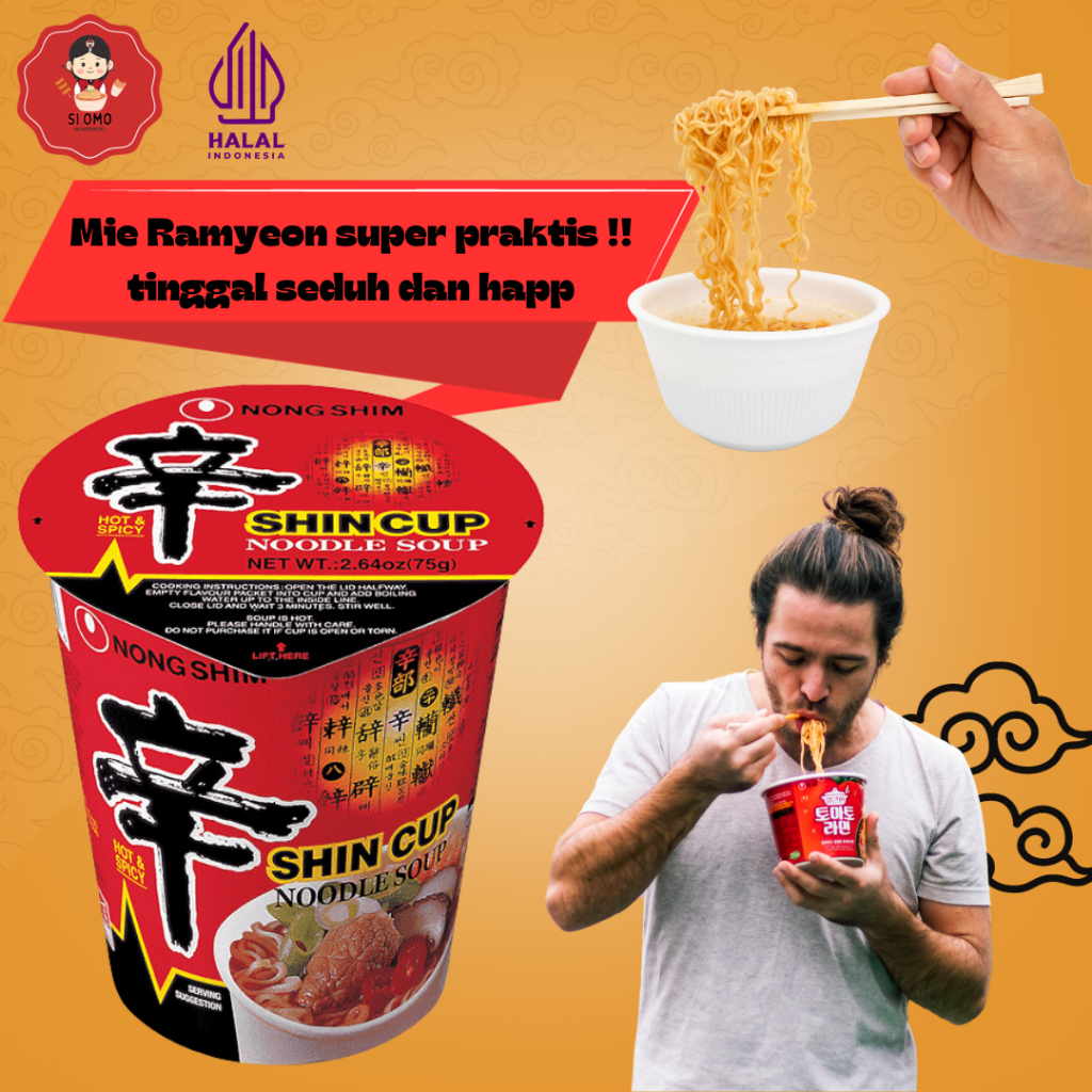 

Si Omo Korean Ramyeon Cup Instan Aneka Varian Hot Spicy Murah Cepat Saji Topping Lengkap dan Mewah Exp 2024