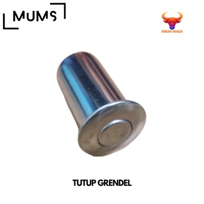 Aneka - Tutup Lubang Grendel Tanam "C" Stainless Cover Flush Bolt Penahan Debu AN22