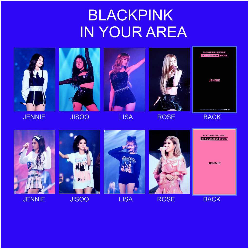 (BISA SATUAN) Blackpink In Your Area in Seoul Photocard Kpop