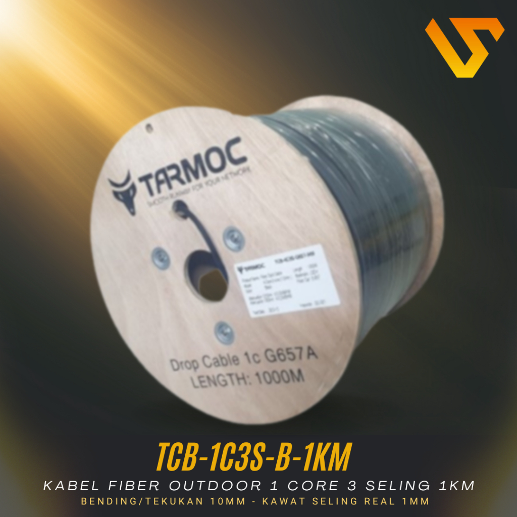 Kabel Dropcore FO 1 CORE 3 SELING 1000m/Cable FO Drop Core SM 1 Core