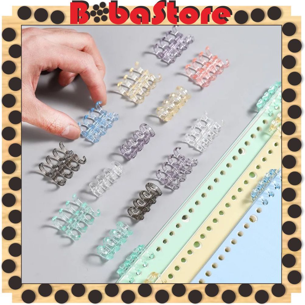 

⭐Bobastore⭐ Ring Binder DIY Spiral Binder/loose leaf Binding Strip 30 Lubang Untuk Loose-leaf paper S114