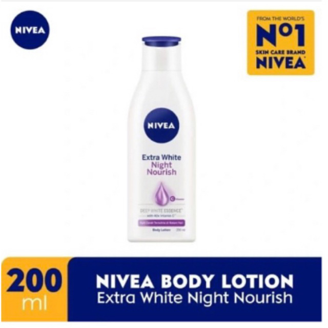 Nivea Night Nourish Hand Body Lotion 200ml