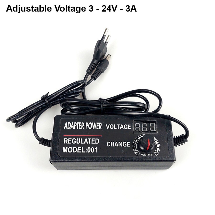 LED Adaptor Universal 3-24V - 3A For Godox - Yongnuo - Viltrox LED
