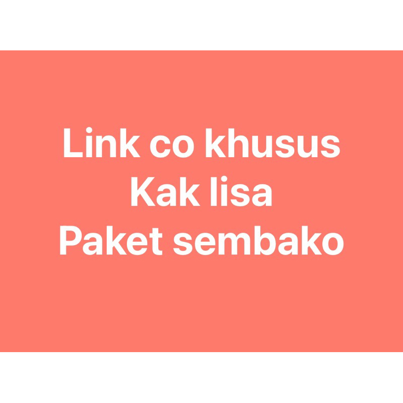 

Link CO khusus kak aul (kirim nota saja)