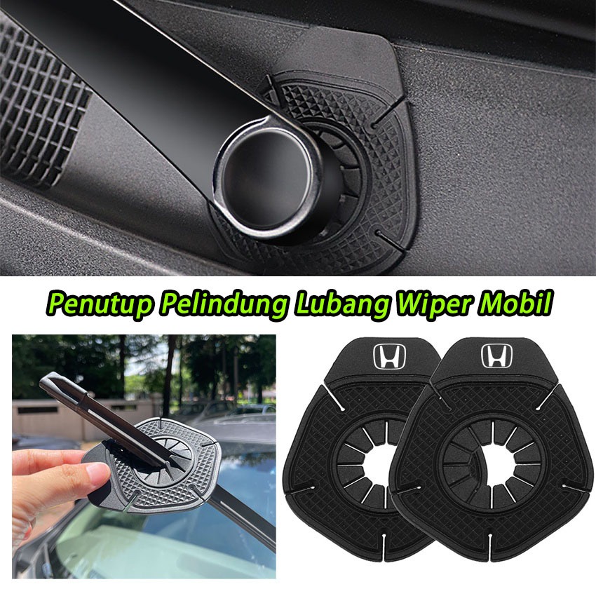 [OTTO] Cover Pelindung Wiper Kaca Depan Mobil Karet Wiper Penutup Lubang Arm Wiper Anti Debu