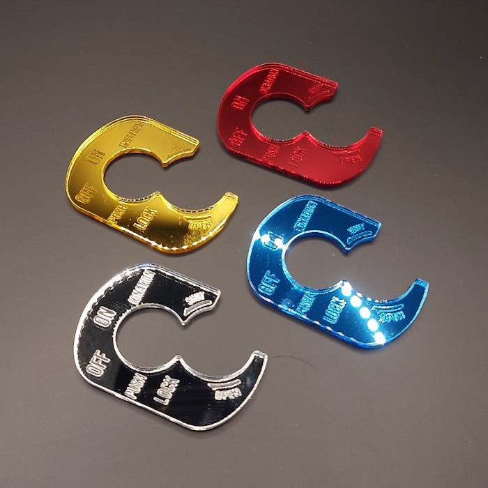 Emblem kunci Akrilik acrylic beat karbu scoopy karbu vario karbu