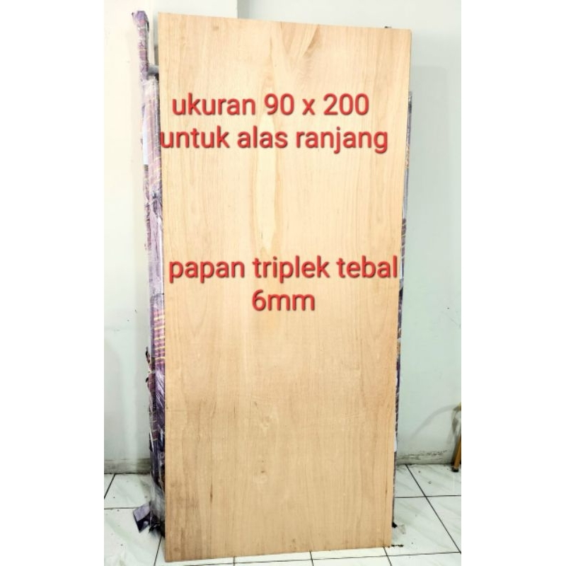Papan triplek pelapis ranjang tebal 6mm