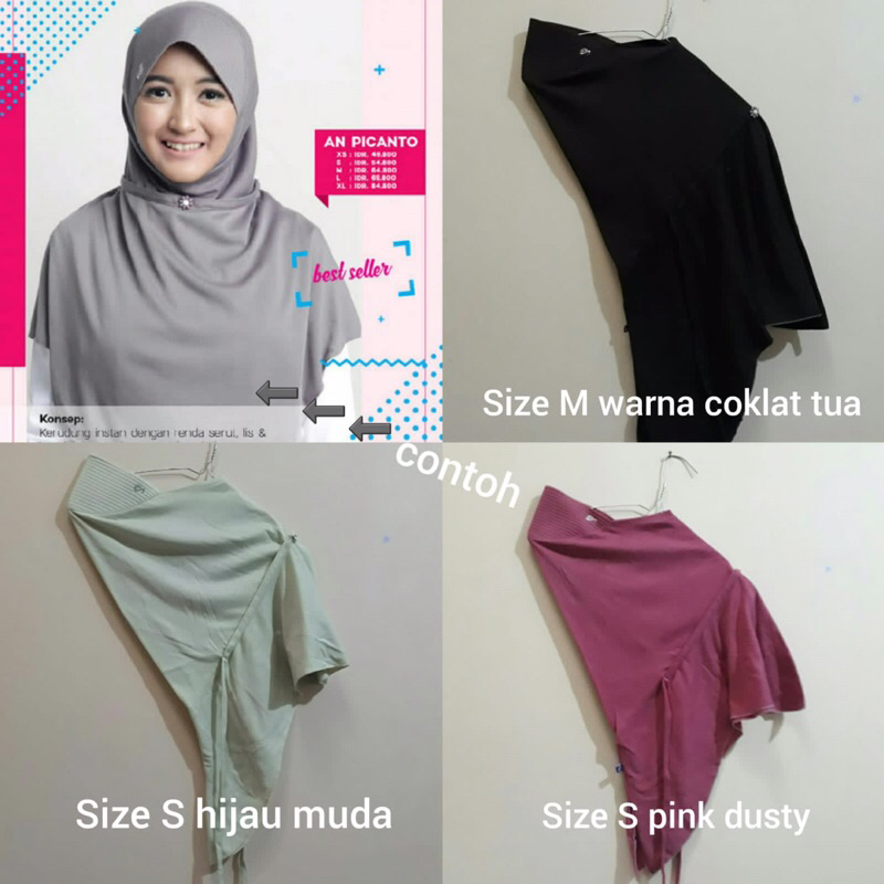 Preloved Jilbab Rabbani & Pashmina