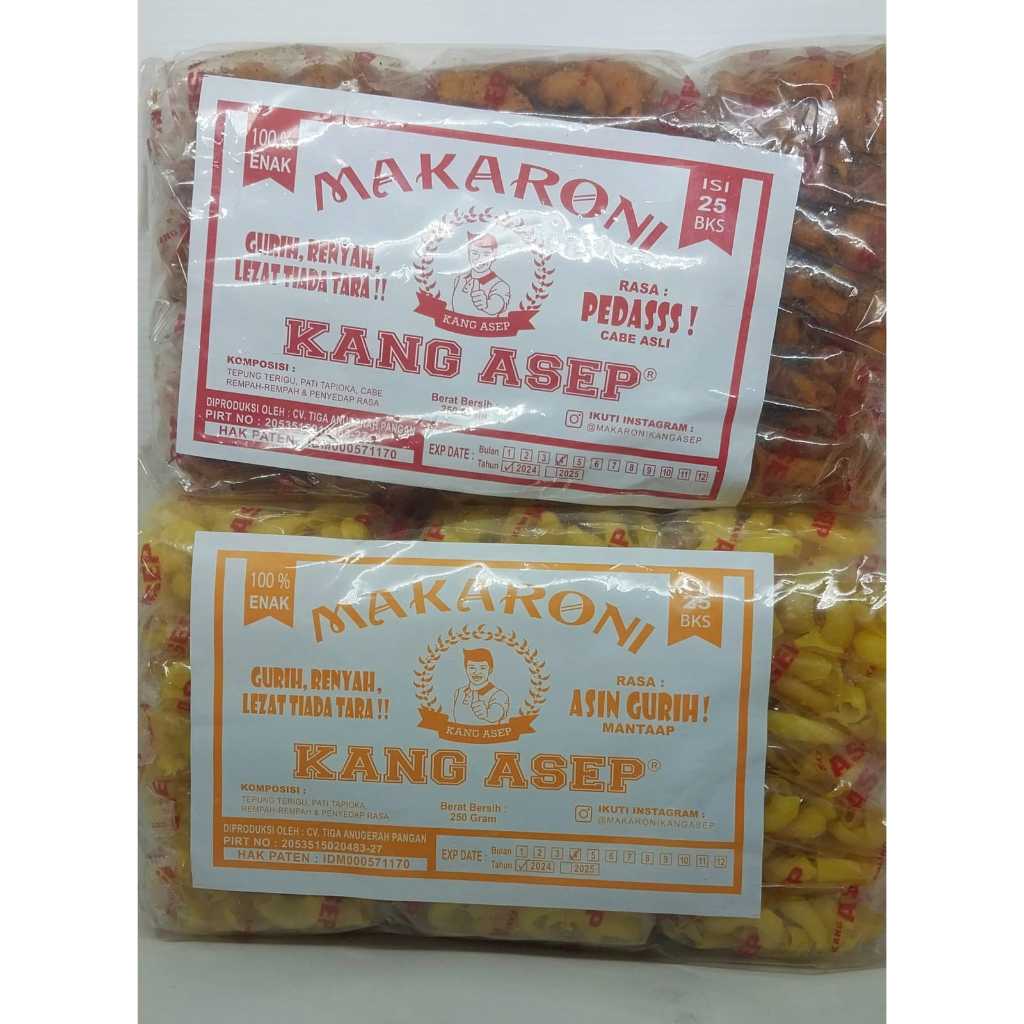 

MAKARONI ASEP Varian Pedas & Asin Renyah Enak Isi 25pcs